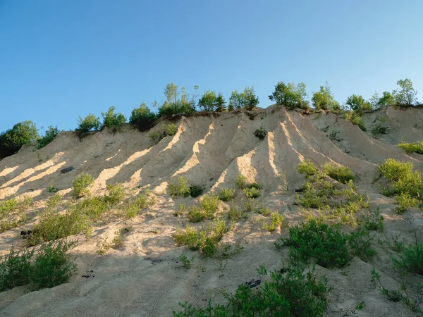 Geology rock formation of the Bornitsky quarry, Leningrad region. Russia — Stock Photo, Image