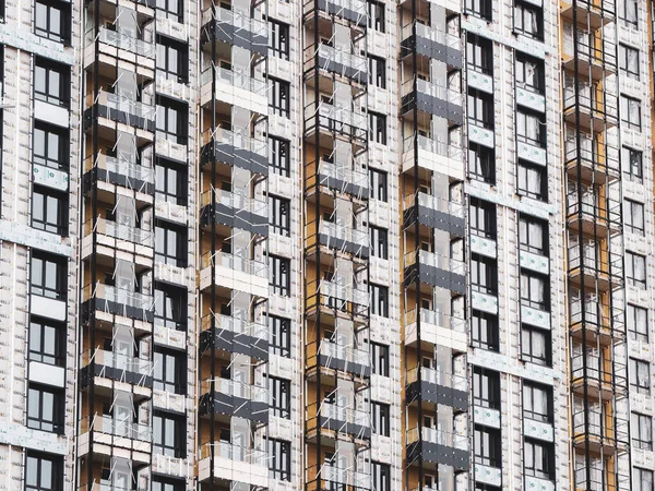 建築中の建物の壁のパターン 2020年9月サンクトペテルブルク — ストック写真