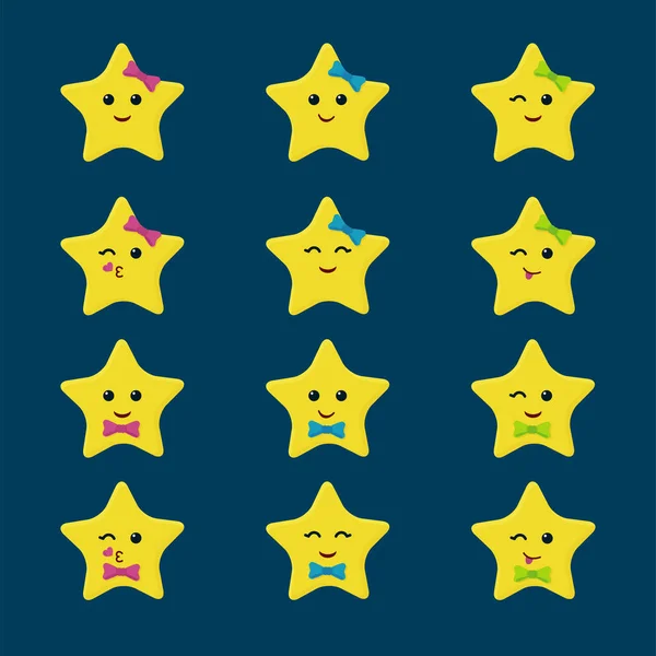 sevimli küçük yıldız seti ( erkek ve kız)