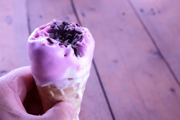 wallpapers Dark Purple Ice Cream Cone everypixel