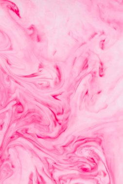 Tasarımcı için boyalar, beyaz pembe desenli sıvı, doku soyut pembe, süt, tasarımcı için boş gıda soyut desen boya