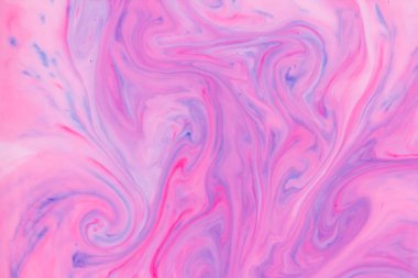 Soyut mavi pembe sıvı, doku boya ile tasarımcı için çok renkli desen, süt, tasarımcı için boş soyut desen gıda boyaları