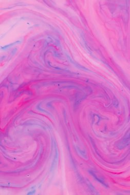 Soyut mavi pembe sıvı, doku boya ile tasarımcı için çok renkli desen, süt, tasarımcı için boş soyut desen gıda boyaları