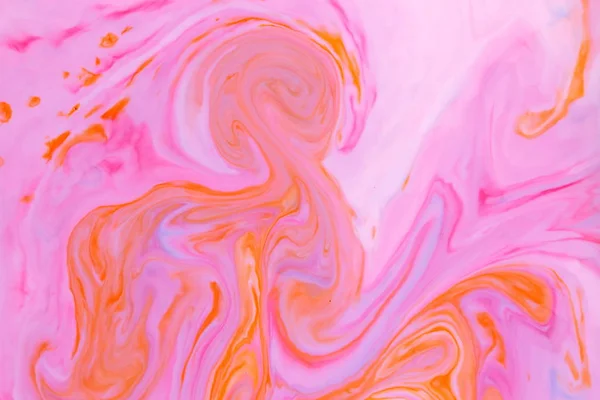 Fundo Abstrato Rosa Alaranjado Gotas Água Rosa Padrão Multicolorido Cores — Fotografia de Stock