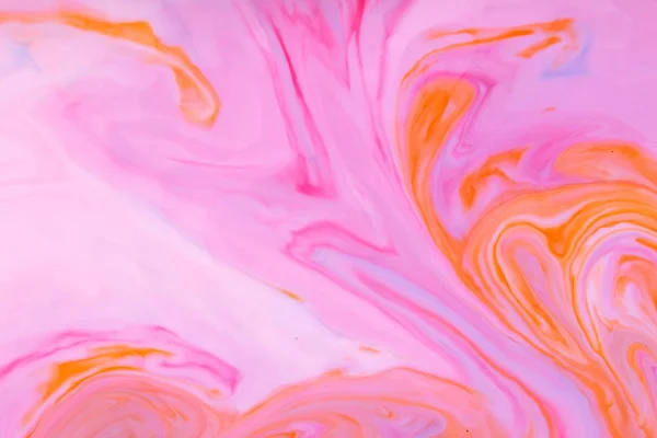 Помаранчевий Рожевий Абстрактний Фон Рожеві Краплі Води Різнокольоровий Візерунок Харчові — стокове фото