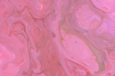 Çok renkli holografik arka plan, pembe su damlacıkları, çok renkli desen, süt renklerde gıda, su, tasarımcı için boş renk doku