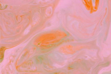 Pembe turuncu turuncu soyut, lekeleri çok renkli model, süt renklerde gıda, su, tasarımcı için boş renk desen