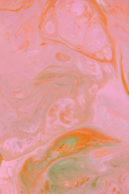 Pembe turuncu turuncu soyut, lekeleri çok renkli model, süt renklerde gıda, su, tasarımcı için boş renk desen
