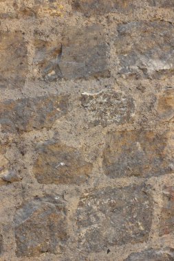 Ortaçağ kenti, antik bir tapınak Prag, taş duvar duvar antik duvar testi ile çimento, tasarımcı için boş arka plan