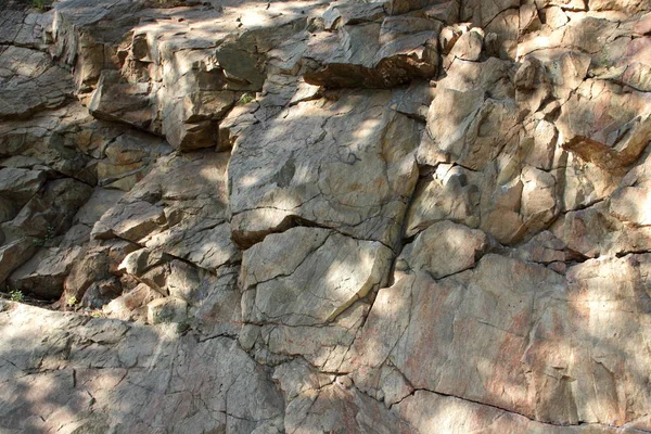 Granite Rocks Sun Texture Granite Stone Background Natural Material Rocky — Stock Photo, Image