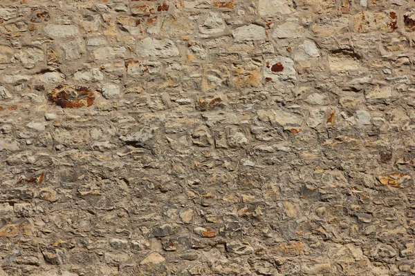 自然背景 中世纪古城城墙 布拉格古庙墙 石砌水泥试验 设计师空白 — 图库照片
