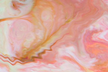 Sanat sıvı. Holografik renk arka plan. Psychedelic müzik arka plan bulanık. Sıvı üzerinde boya ile soyut desen