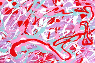 Renkli arka plan. Farklı renkteki boyalar deseni. Güzel Sanatlar kırmızı, yeşil ve beyaz. Renk doku. Sanat