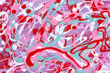 Renkli arka plan. Farklı renkteki boyalar deseni. Güzel Sanatlar kırmızı, yeşil ve beyaz. Renk doku. Sanat