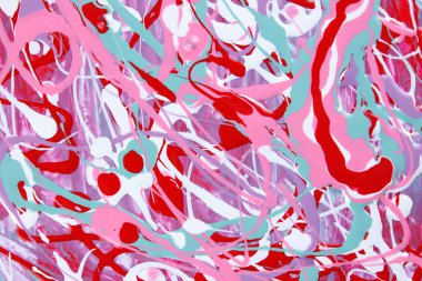 Renkli arka plan. Farklı renkteki boyalar deseni. Güzel Sanatlar kırmızı, yeşil ve beyaz. Renk doku. Sanat