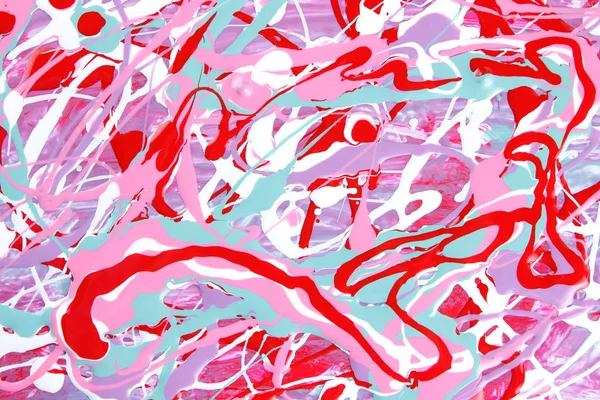 Renkli arka plan. Farklı renkteki boyalar deseni. Güzel Sanatlar kırmızı, yeşil ve beyaz. Renk doku. Sanat