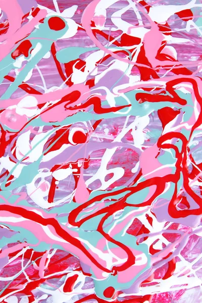 Renkli arka plan. Farklı renkteki boyalar deseni. Güzel Sanatlar kırmızı, yeşil ve beyaz. Renk doku. Sanat