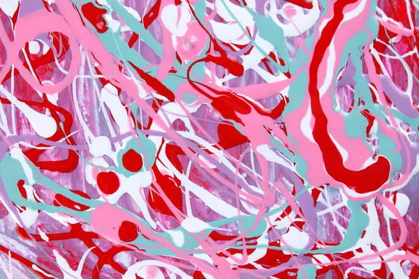 Renkli arka plan. Farklı renkteki boyalar deseni. Güzel Sanatlar kırmızı, yeşil ve beyaz. Renk doku. Sanat