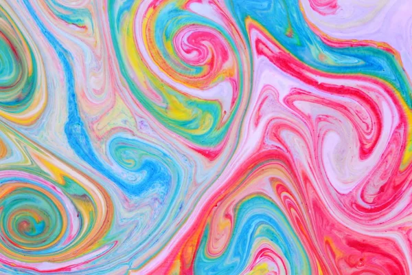 Płynu Sztuki Różnych Kolorów Tło Wielobarwny Farby Ciecz Jasny Wzór — Zdjęcie stockowe