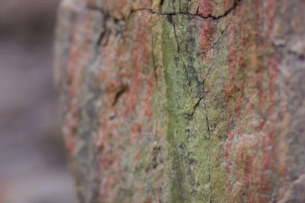 背景模糊的花岗岩岩石 花岗岩关闭 石头的纹理 自然材料背景 — 图库照片