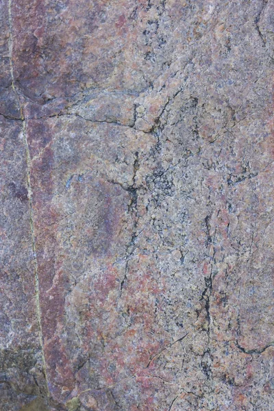 Granit Dokusuna Yakın Çekim Kırmızımsı Renkli Granit Kaya Sağlam Taş — Stok fotoğraf
