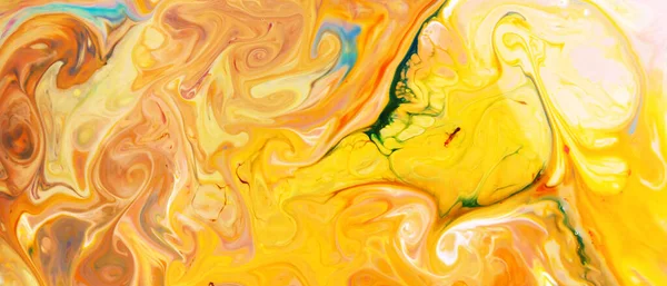 Fluido Art Astratto Sfondo Sfocato Multicolore Modello Liquido Vorticoso Trendy — Foto Stock