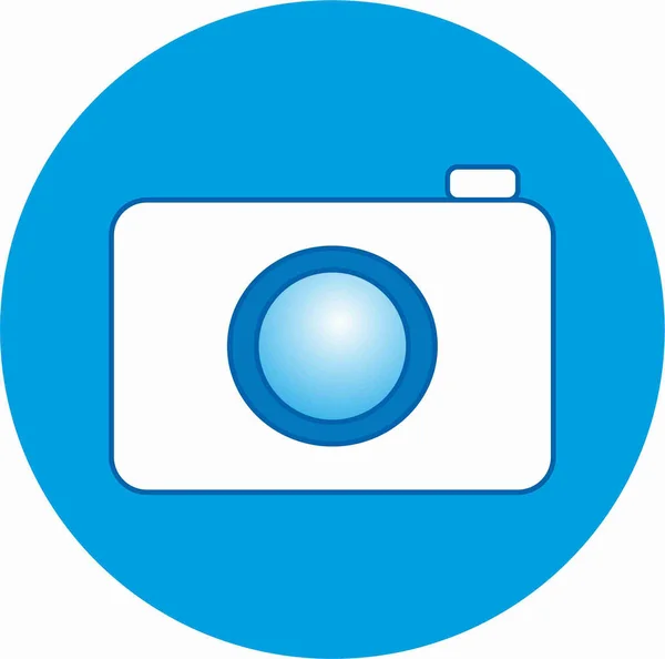 The designation of the photo icon on social networks — Stock Photo, Image