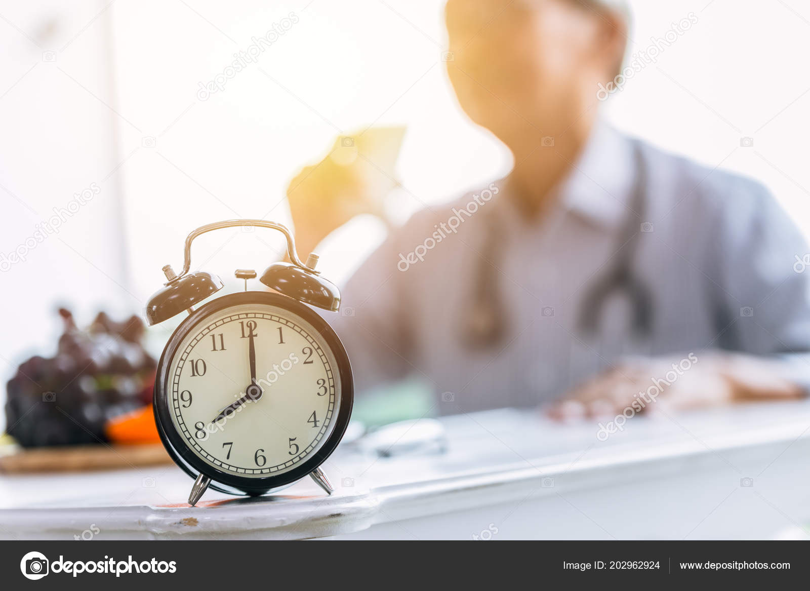 Clock Doctor Clinic Table Times Healthcare Checkup Time Appointment
