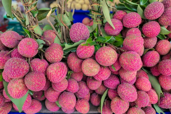 Linchee Fruits Tropicaux Thaïlande — Photo