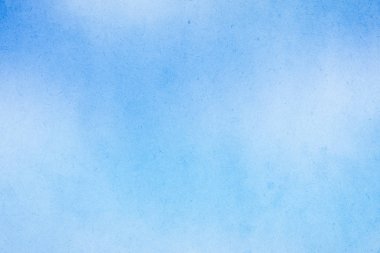 Gökyüzü mavi tahıl leke kirli doku soyut için eski kağıt üzerinde gradyan suluboya boya renkleri