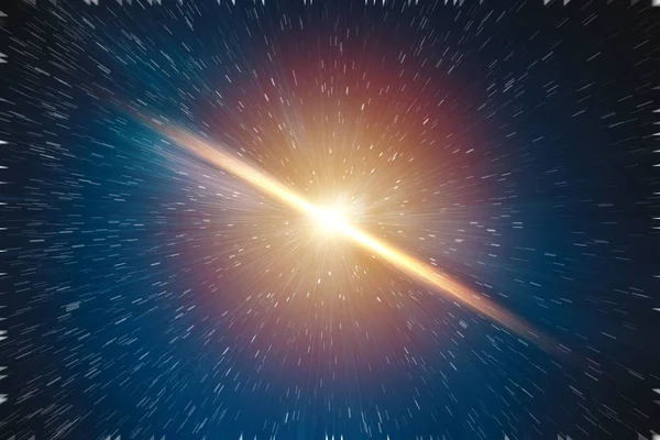 Галактика Вибух Великого Вибуху Зірки Всесвіту Ілюстрація Концепції — стокове фото