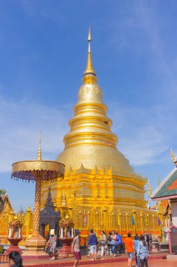 Antik Kuzey Tayland Tapınağı Pagoda 