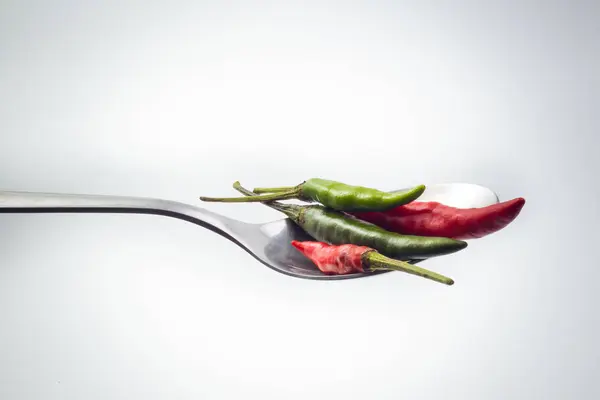 Thai Chili Pepper Spoon — Stock Photo, Image