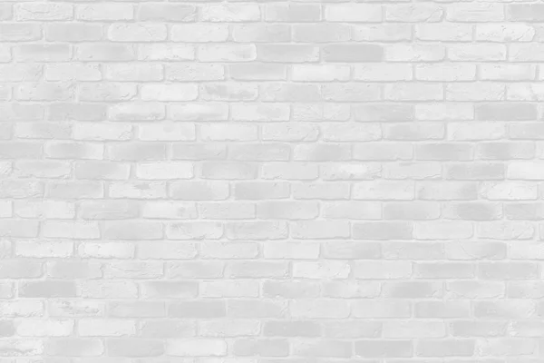 Weiße Ziegelsteinwand Textur Muster Für Saubere Gebäude Hintergrund — Stockfoto