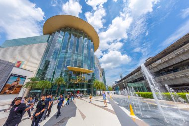 Siam Paragon en popüler yer turistik Bangkok lüks marka alışveriş ve dönüm noktası. 13 Eylül 2018. Bangkok, Tayland.