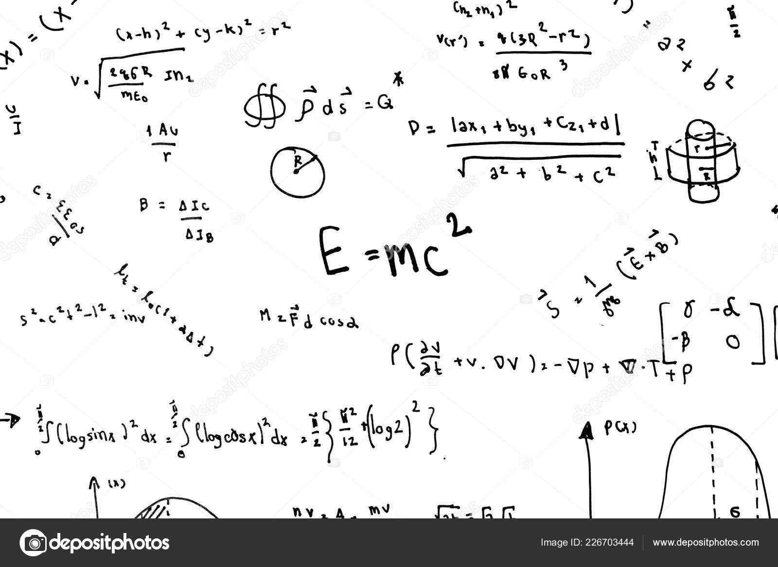 Download This Free Vector Maths Realistic Chalkboard Background