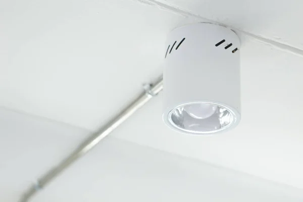 Downlight Deckenleuchte Installation Innenbeleuchtung — Stockfoto