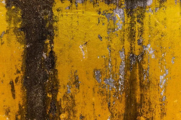 Textura Grunge Sujo Velhice Resistiu Ouro Cor Amarela Fundo — Fotografia de Stock