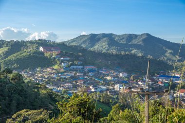 DOI Wawee büyük köy içinde tepenin Kuzey Tayland Chiang Rai il.