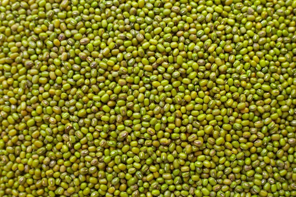 Feijão Verde Cru Textura Padrão Cobertura Completa Para Fundo Alimentos — Fotografia de Stock