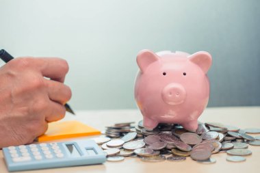 Gelir ve ödeme kavramı için hesap notu ile para kontrol listesi kaydetme