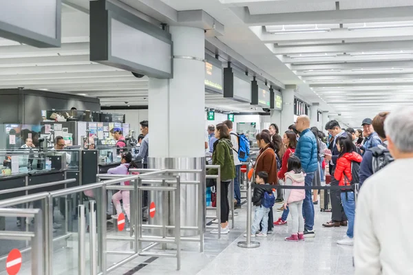 Aeroporto Internacional Hong Kong Hub Transporte Interior Edifício Hong Kong — Fotografia de Stock