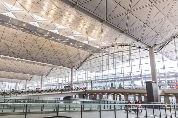 Aeropuerto Internacional Hong Kong Centro Transporte Edificio Interior Hong Kong — Foto de Stock