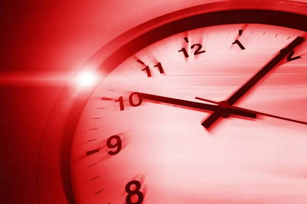 Vitesse Rapide Temps Dangereux Horloge Virus Crise Heures Concept Ton — Photo