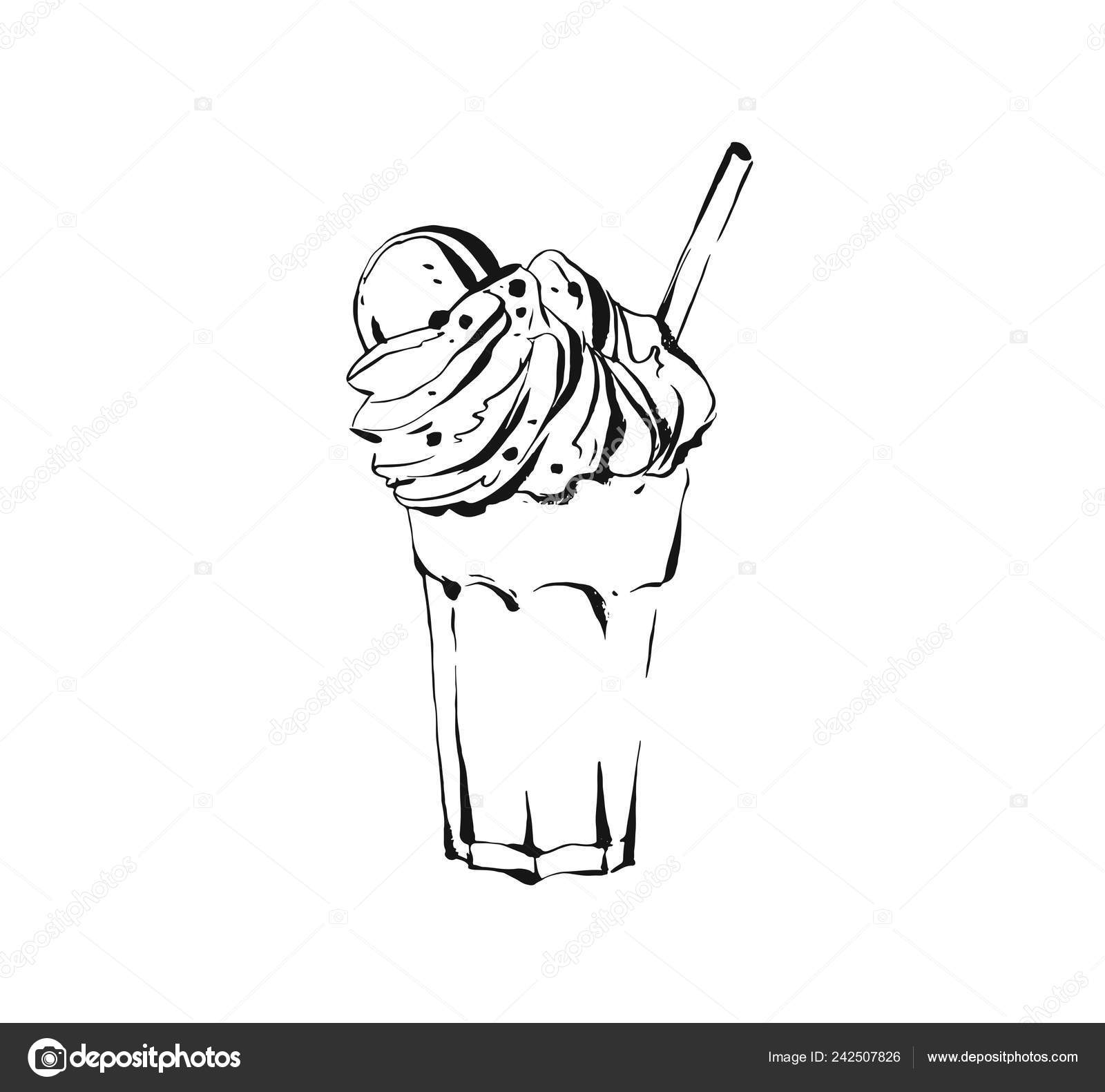 COMO DESENHAR UM MILKSHAKE? DESENHO FÁCIL, PASSO A PASSO – DESENHAR E  PINTAR UM MILKSHAKE 