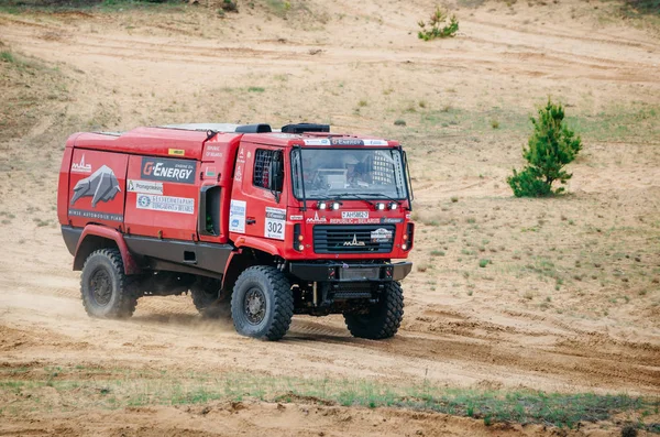 Polákovi Bělorusko Května 2015 Běloruský Maz Závodní Speciál Dakar Team — Stock fotografie