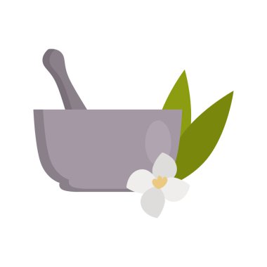 Spa karışımı renk vektör simgesi. Düz tasarım