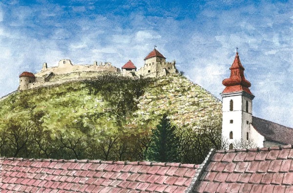 Ungern Sumeg Slott Sumeg — Stockfoto