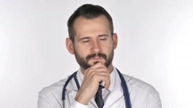 Düşünme, beyin fırtınası Doktor portresi