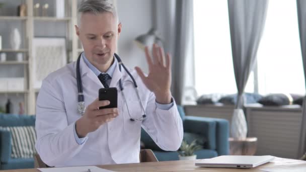 Chat Vidéo Ligne Par Docteur Smartphone — Video